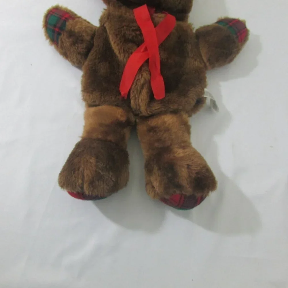 House Of Lloyd Reindeer Stocking Bag Vintage Plush